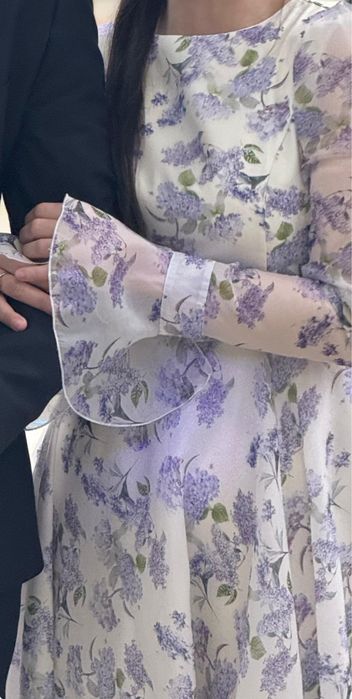 Платье летнее с сиренью