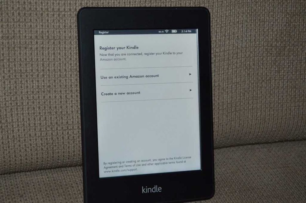 Kindle Paperwhite 1 (Model EY21) – Ecran touch, Iluminat, Wi-Fi, Resetat din Fabrică