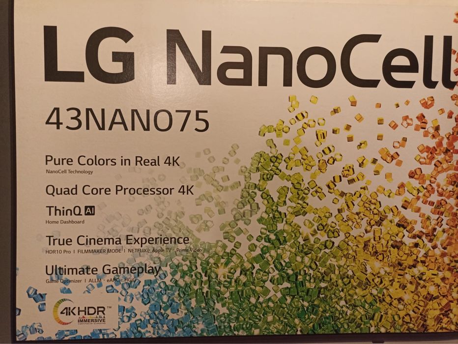 Smart TV LG-43NANO75, UHD(4K), NOU,