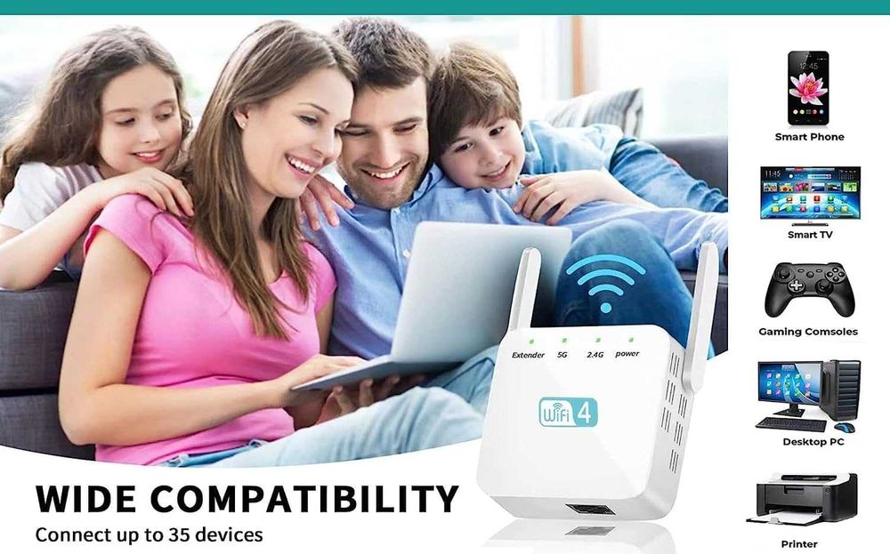 Усилвател на сигнала Sundiguer WIFI, 300 Mbps, 2,4 GHz