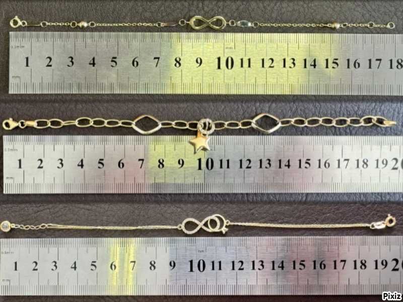 Златни гривни - М А Л К И - Д Е Т С К И - от 1 гр. до 4 гр. - 14 кр. / 585