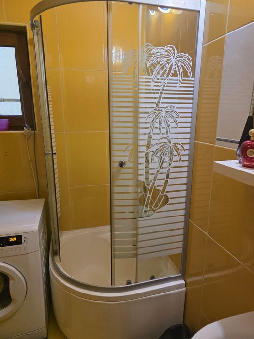 Cabina duș cu cadita înaltă 80/80/200