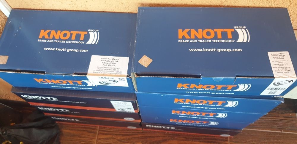 Saboti KNOTT F200 ORIGINALI, punte 1350 si 1500 kg