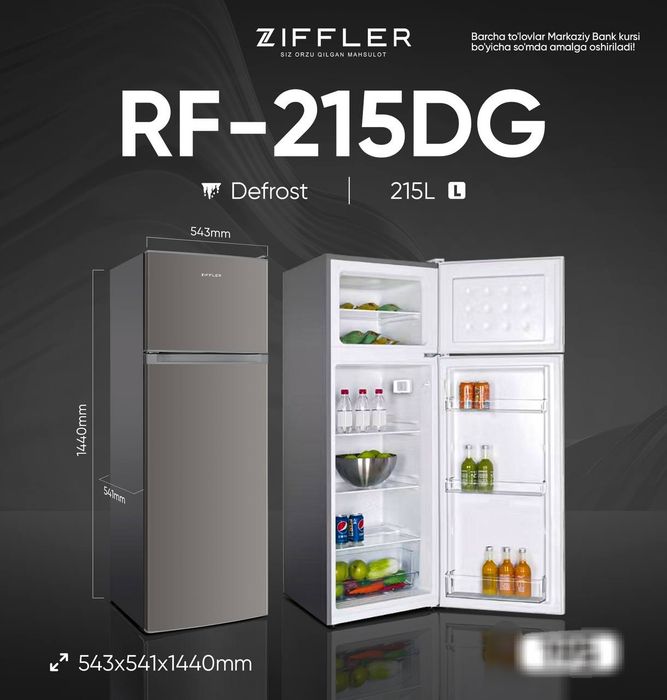 Muzlatgich Ziffler RF-215DG