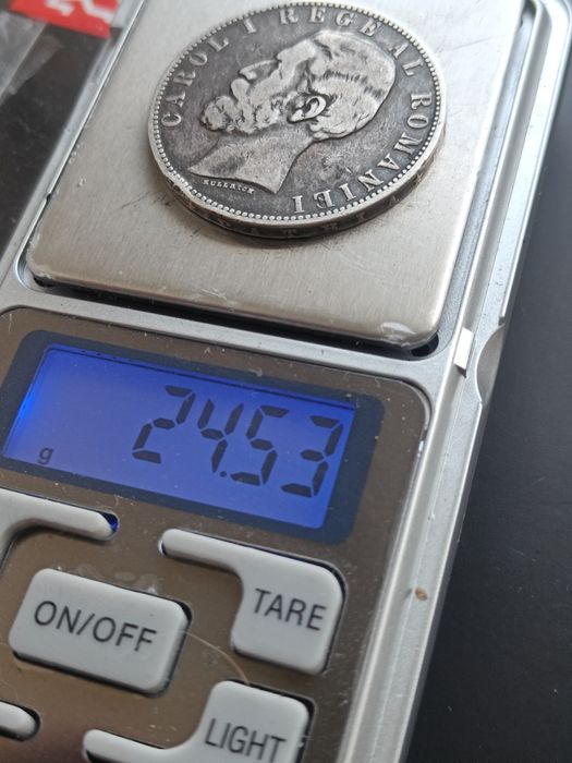 Moneda 5 lei 1883 Romania