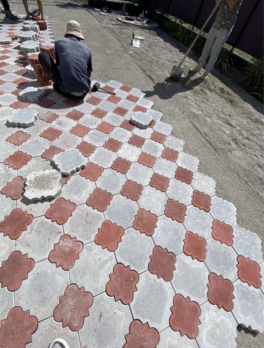 Укладка брусчатки