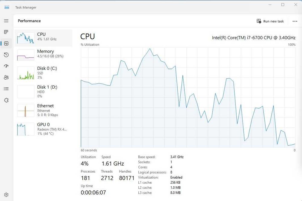 Calculator Unitate Gaming Lenovo I7 6700 Ram 16 Gb SSD Video 8G