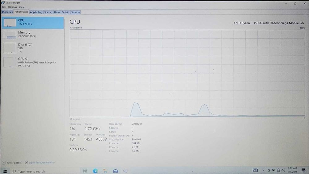 Laptop Lenovo V15-ADA