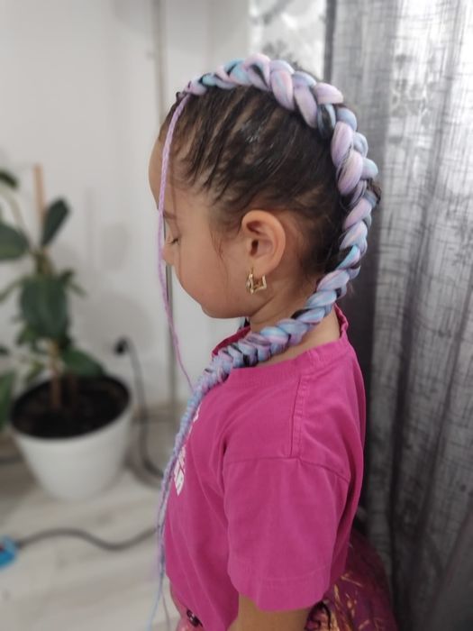 Codițe afro, diverse împletituri