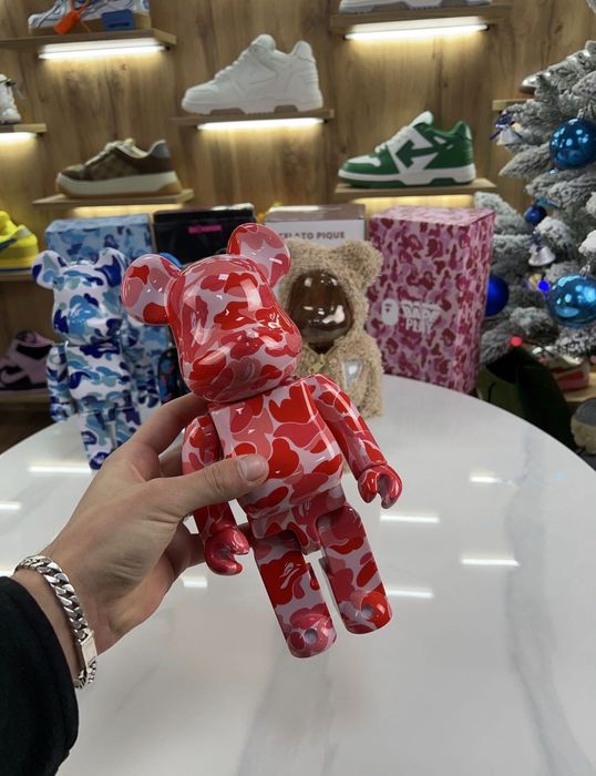 Фигура Bearbrick x Bape Camo #3 Blue 400%
