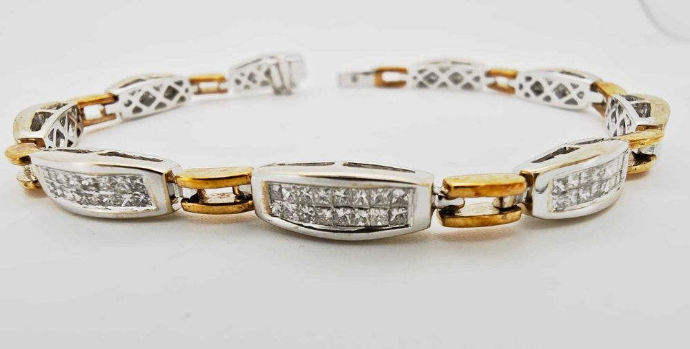 Bratara i aur 14k cu diamante 2ct