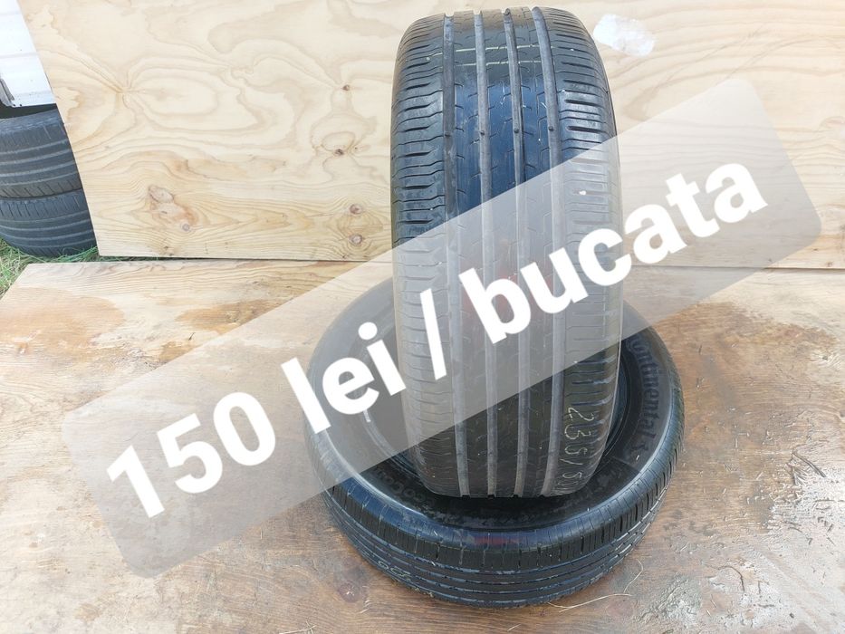 150 lei bucata! Doua anvelope de vara 235 55 r18 Continental EcoContact 6 MO XL dot 2023