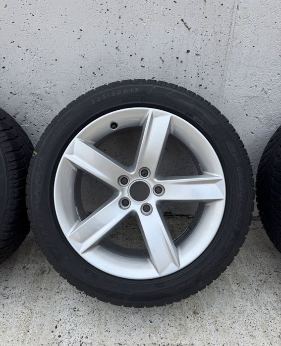 Roti iarna Audi A5 jante Concave 17 5x112 A4 B8 S-line 225 50 17 Q5 Q3