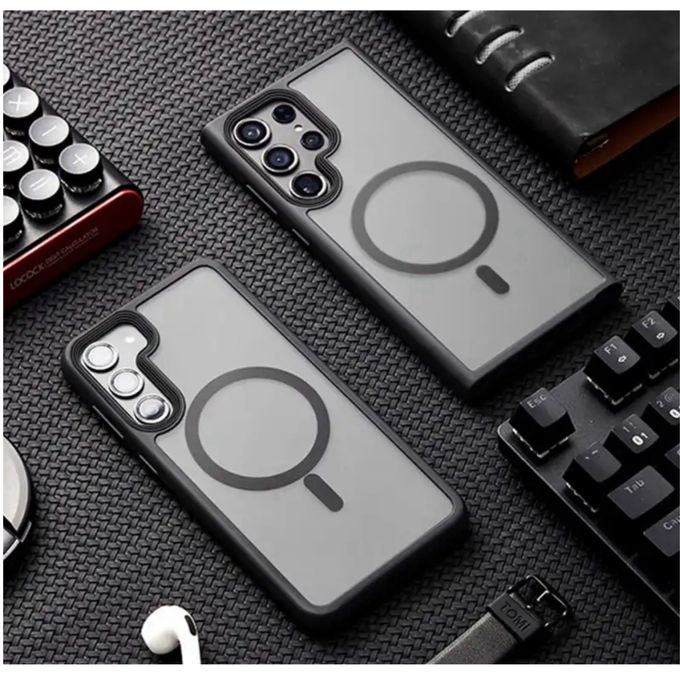 Samsung S22/S23/S24/S25/PLUS/ULTRA Husa Dual Case Magsafe Plastic Mat