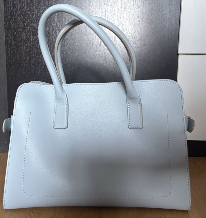 Geanta dama Quentin Satchel (Misty blue)