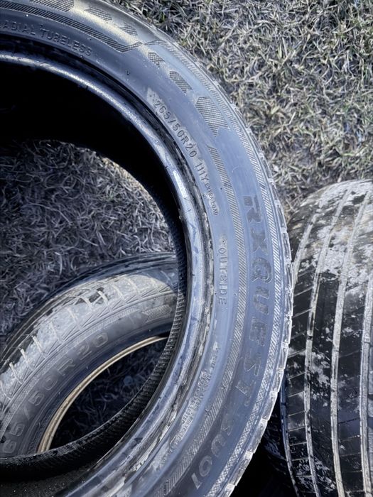 Продам шины б/у летние 265/50/20 RXQuest SU01