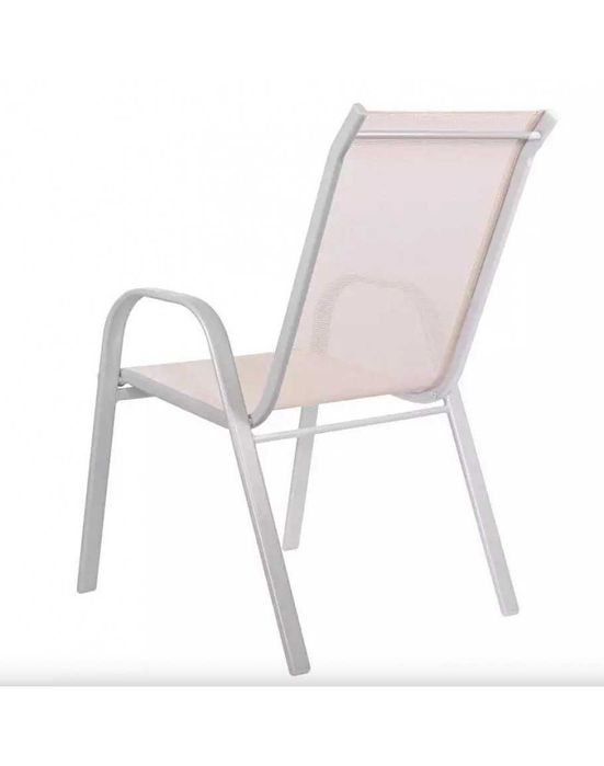 Градински стол с метална конструкция и текстилна седалка 121247 / 930