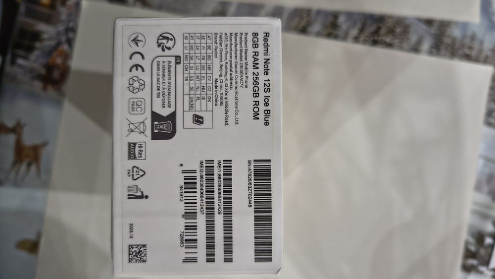 Redmi Note 12S 256 gb