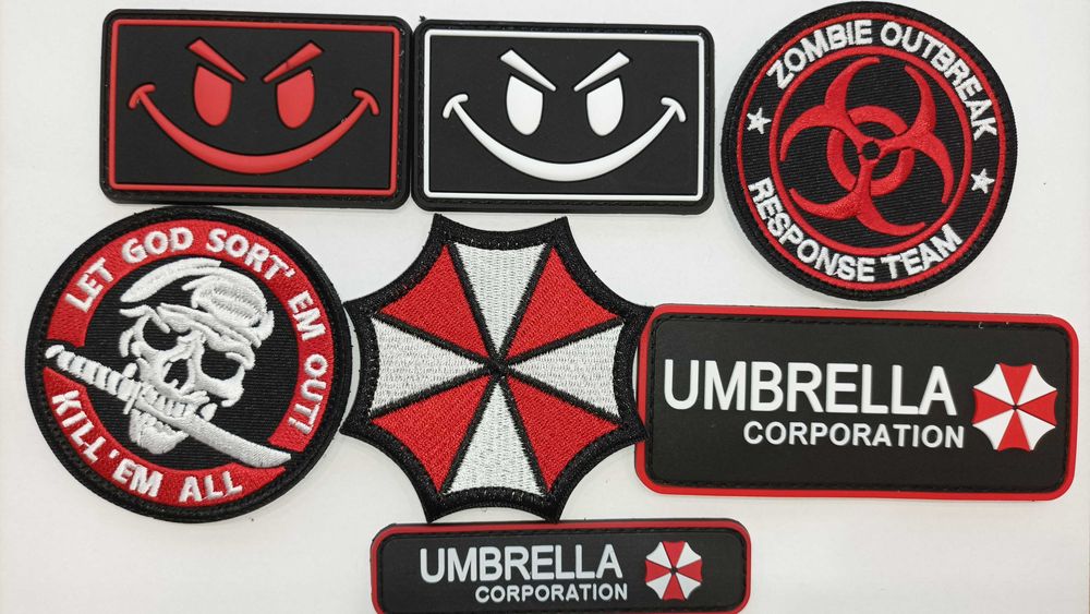 Нашивки Пачове с Велкро Топло Лепене, Бродирани, Гумирани Пакет 5-10бр