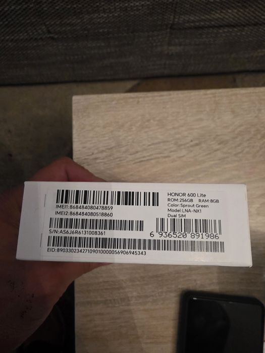 Honor 600 Lite 8/256gb