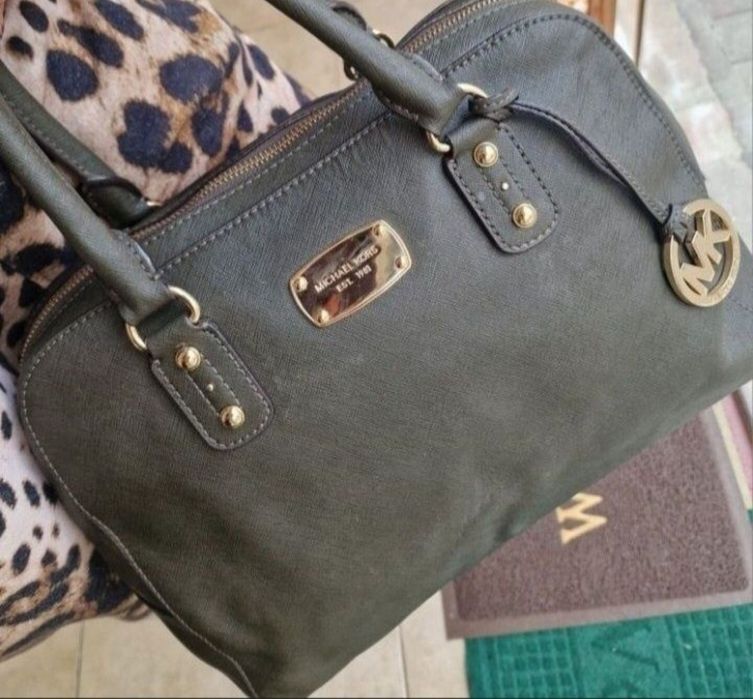 Michael Kors  Cindy зелена дамска чанта