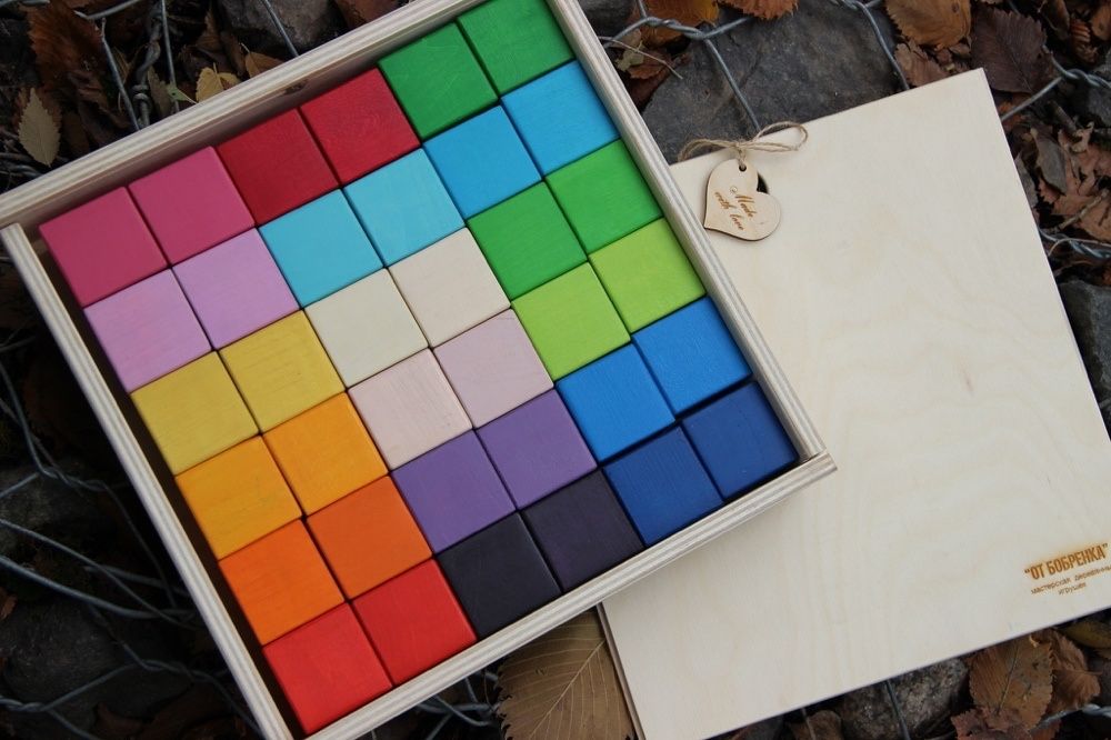 Деревянные кубики