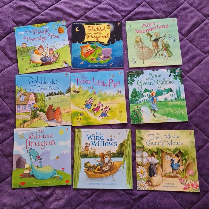 Colectie de carti pentru copii mici -povesti in limba engleza Usborne