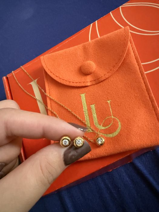 Set bijuterii LU gold