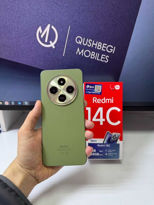 Aybi yoq redmi 14c 128gb karobka dok bor  obmen yoq