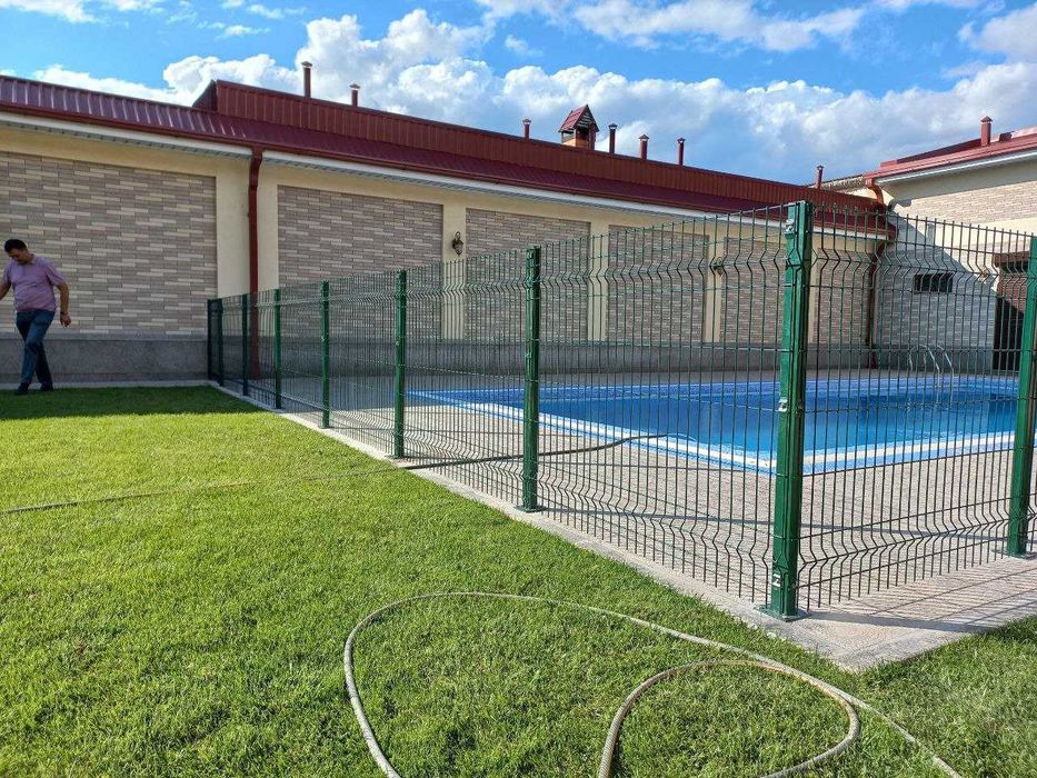 Еврозабор,Евросетка,Рабица с ПВХ,Дорожная сетка,Лазерная резка.