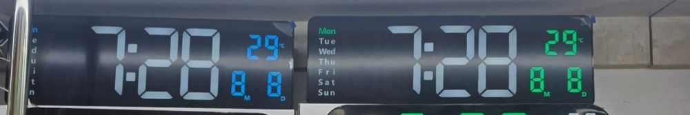 Большие стильный электронные часы на стену с пультом  модел DS-6626