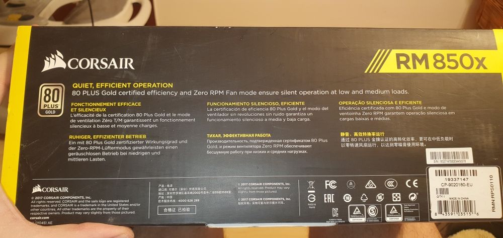 Sursă PC Corsair RM850x