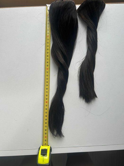 Естествена коса, 75 грама в цвят шоколад