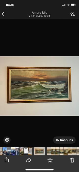 Vand tablouri vintage pe panza