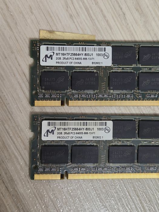 Memorie RAM laptop 4GB kit 2x2GB DDR2 PC2 6400S HP original
