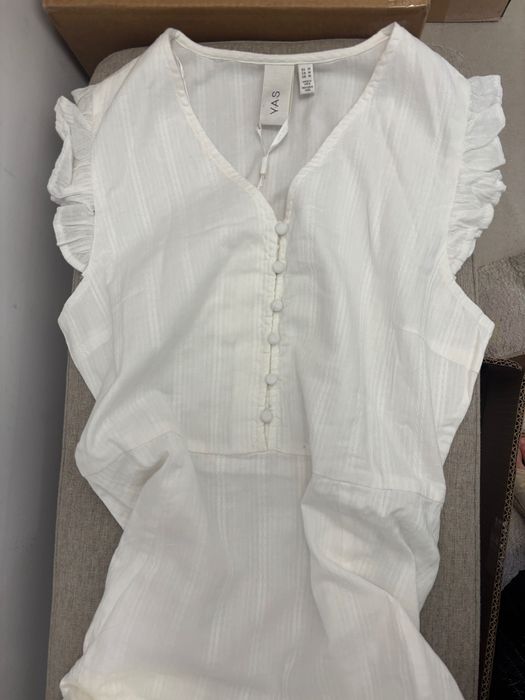 Дълга бяла рокля YAS