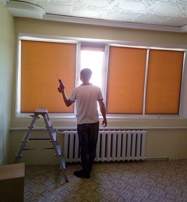 Ремонт установка жалюзи