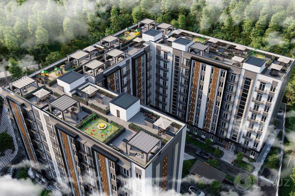 ЖК БУНЁДКОРда Акция 1та квартирани 100% туловда квадрати 550y.e.дан.
