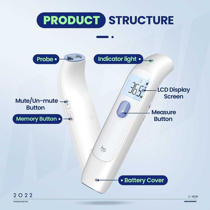 Безконтактен термометър Femometer FC IR207