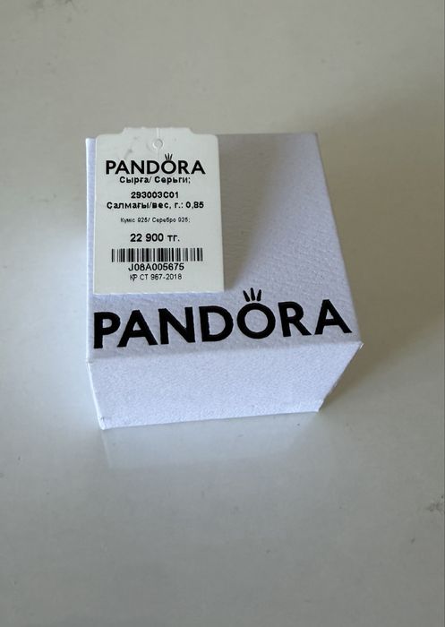 Серьги Pandora оригинал