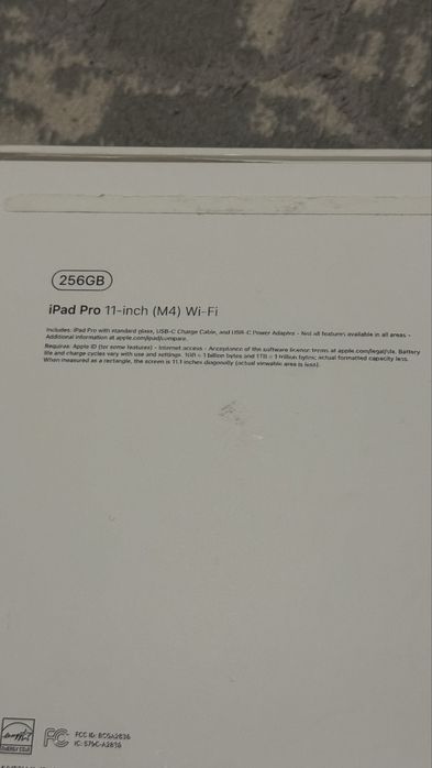 iPad Pro 11” (M4) 256GB Wi-Fi