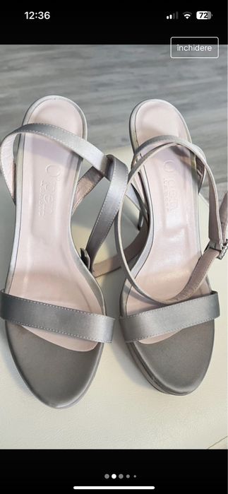 Sandale elegante cu toc