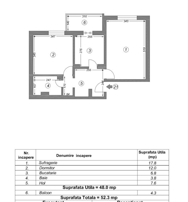 Direct Proprietar - Vand apartament 2 camere faleza nord
