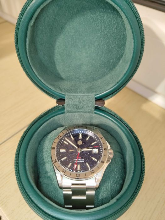 Ceas San Martin SN0129-G-B GMT Aventurine