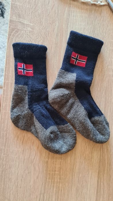 3бр. Детски чорапи от чиста вълна