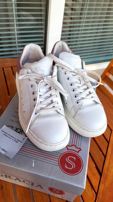 Продавам маратонки естествена кожа