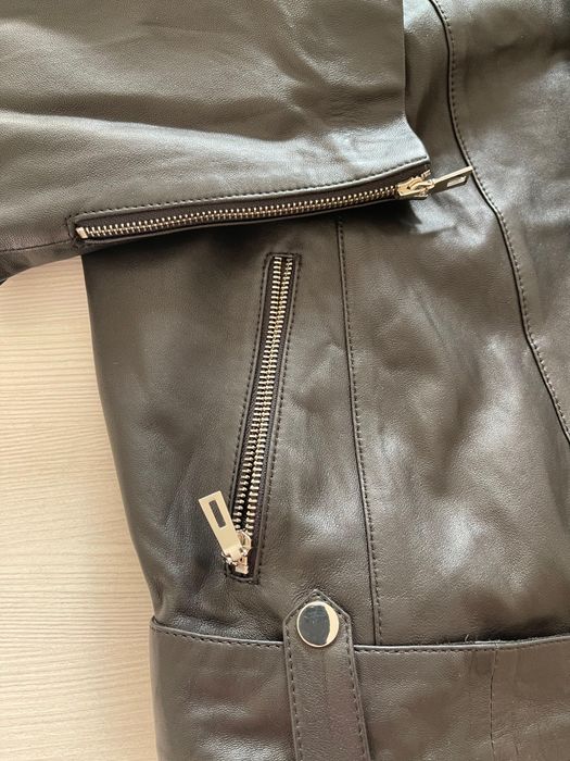 Кожаная куртка авиатор