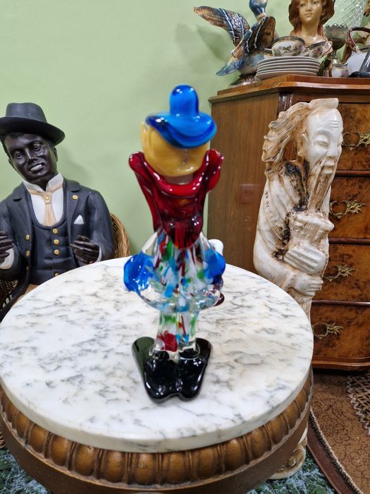 Murano фигура италианска статуетка клоун стъкло