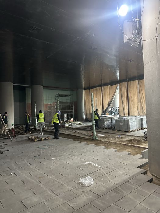 Укладка брусчатки(гранита)