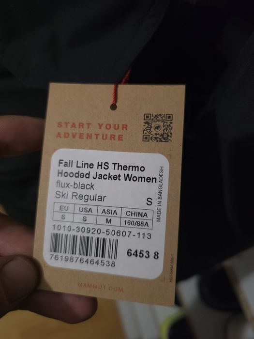 Jacheta Mammut Fall Line HS Thermo Hooded Jacket  mărime S lucrata M